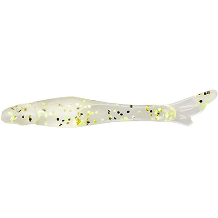 Силикон рыболовный FishUP Aji Tiny 1.5" 412 - UV Clear/Chartreuse (12шт/уп) (1864.14.84)