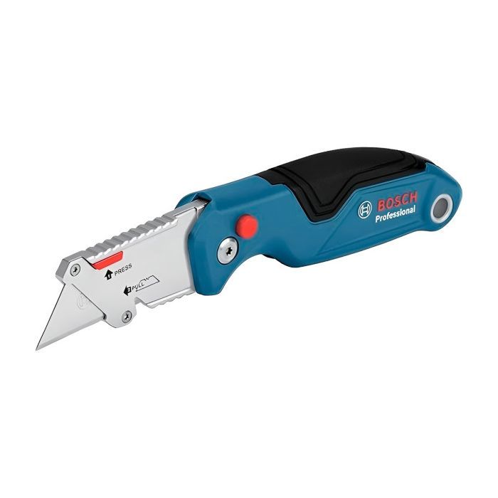 Нож монтажный Bosch трапециевидный складной, корпус пластик, 215мм (1.600.A01.6BL) изображение 5