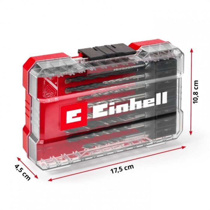 Набор сверл Einhell универсальный, 2-8мм, 16 шт, кейс (108953) изображение 10
