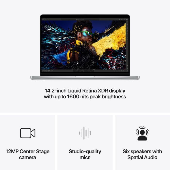 Ноутбук Apple MacBook Pro 14 A3112 M4 Silver (Z1DW000JU) изображение 8
