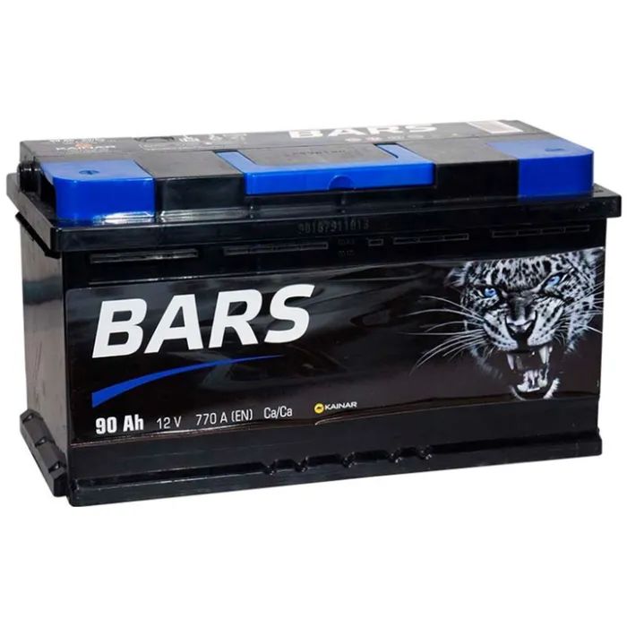 Аккумулятор автомобильный Bars 90Ah Ев (-/+) (770EN)