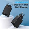 Зарядное устройство Vention 3xUSB A 12W Black (FEAB0-EU) изображение 6
