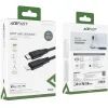Дата кабель USB-C to Lightning 1.2m 3.0A TPE C3-01 Black Acefast (6974316280804) изображение 3