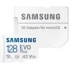 Карта памяти Samsung 128 GB microSDXC Class 10 UHS-I U3 V30 A2 EVO Plus+SD Adapte (MC128SA/EU)