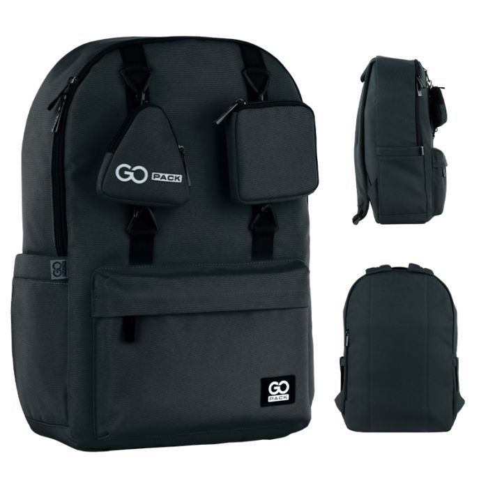 Рюкзак шкільний GoPack Education Teens 178 сіро-блакитний (GO25-178L-3)