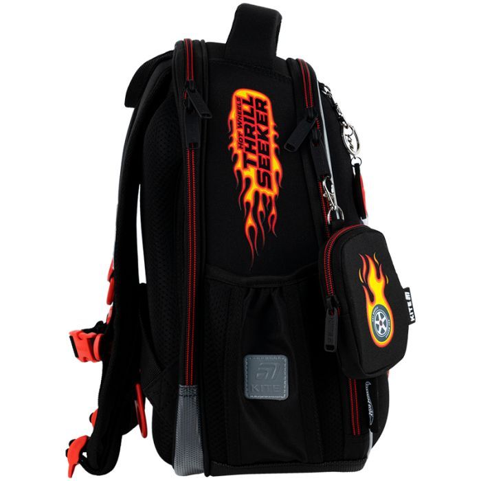Шкільний набір Kite 555 Hot Wheels (рюкзак + пенал + сумка для взуття) (SET_HW25-555S) зображення 5
