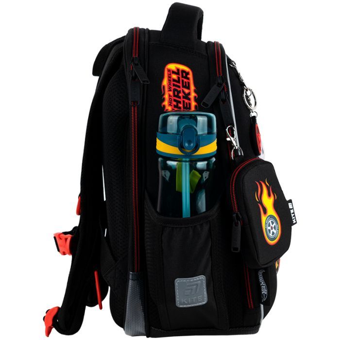 Шкільний набір Kite 555 Hot Wheels (рюкзак + пенал + сумка для взуття) (SET_HW25-555S) зображення 6