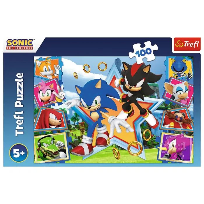 Пазл Trefl Sonic Встречайте Соника 100 элементов (5900511164657) изображение 3