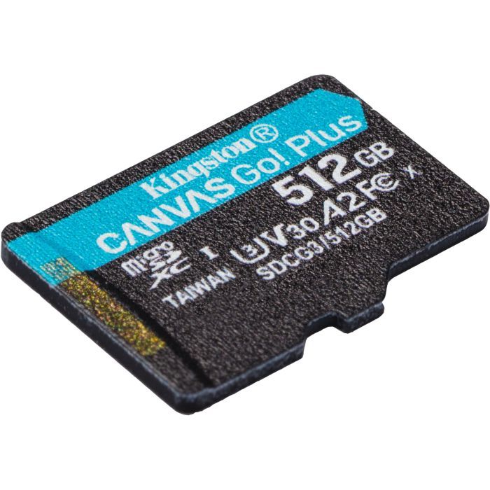Карта памяти Kingston 1TB microSDXC сlass 10 UHS-I U3 V30 A2 Canvas Go Plus G4 (SDCG4/1TBSP) изображение 2