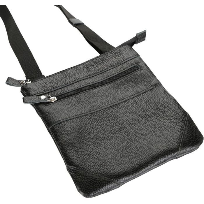 Сумка Shvigel Шкіряна Чорна (11025) зображення 9