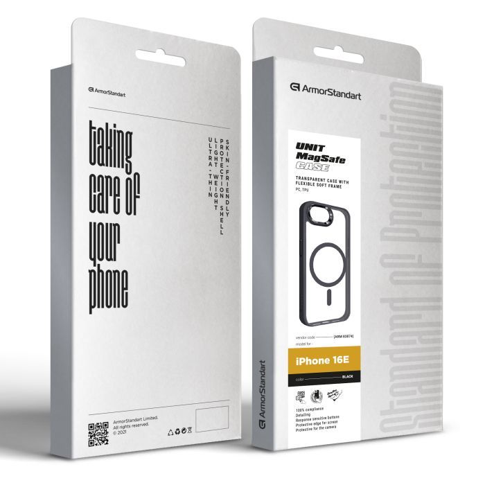 Чехол для мобильного телефона Armorstandart Unit MagSafe Apple iPhone 16e Titanium Grey (ARM83876) изображение 7