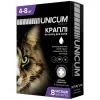 Краплі для тварин Unicum COMPLEX проти бліх, кліщів і гельмінтів на холку для кішок 4-8 кг/4 шт (4820150202491)