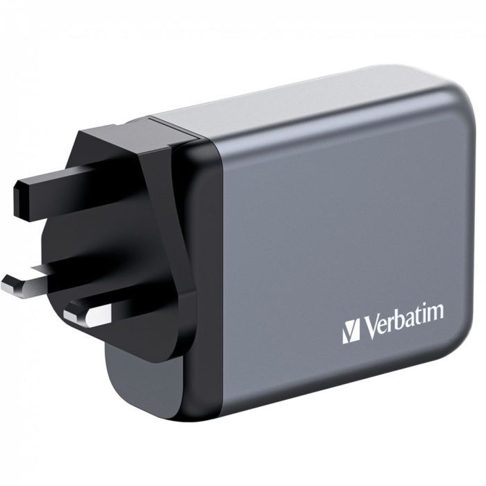 Зарядний пристрій Verbatim GaN 100 W 4 ports (2xUSB-C-100 W,USB-C 65 W /USB-A -3.0) (32202) зображення 4