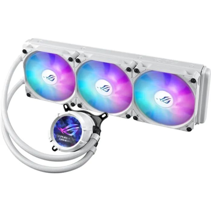 Система жидкостного охлаждения ASUS ROG Strix LC III 360 ARGB LCD White (90RC00W2-M0UAY0) изображение 3