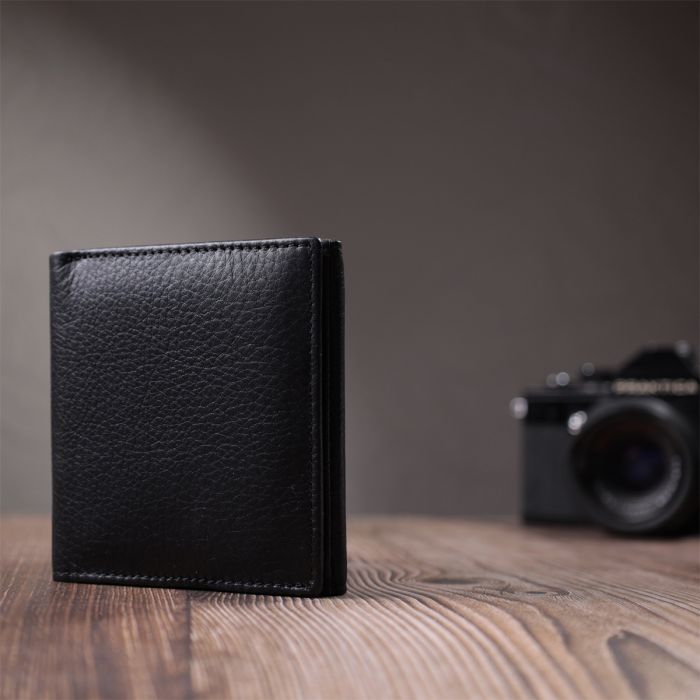 Кошелек ST Leather Из натуральной кожи Черный (22709) изображение 10