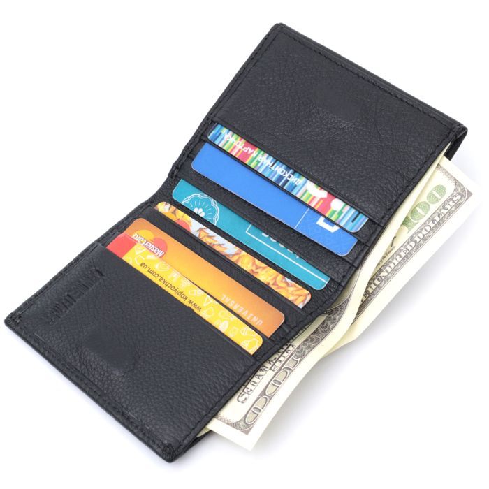 Кошелек ST Leather Из натуральной кожи Черный (22709) изображение 8