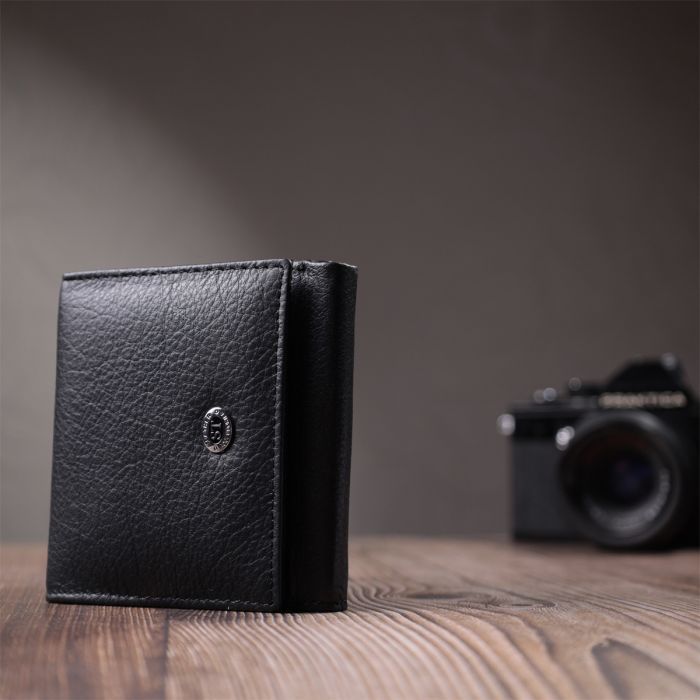 Кошелек ST Leather Из натуральной кожи Черный (22709) изображение 9