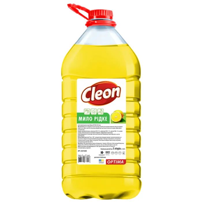 Рідке мило Cleon Лимон 5 л (4820289450237)