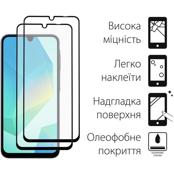 Чехол для мобильного телефона Dengos Samsung Galaxy A16 Soft + glass 2pcs (Mint) (DG-CTG2P-11) изображение 3
