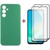 Чехол для мобильного телефона Dengos Samsung Galaxy A16 Soft + glass 2pcs (Mint) (DG-CTG2P-11)