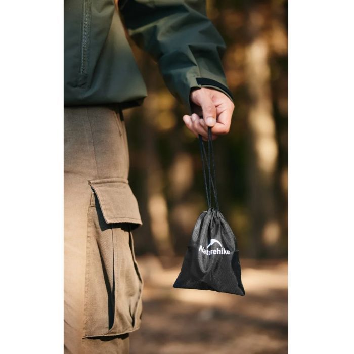 Насос для надувних меблів Naturehike CNK2300DQ022 + нічник + вентилятор, бежевий (6976507665971) зображення 8