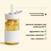 Пляшка для води Buydeem CD1017 500 мл Oats White (CD1017-OW) зображення 5
