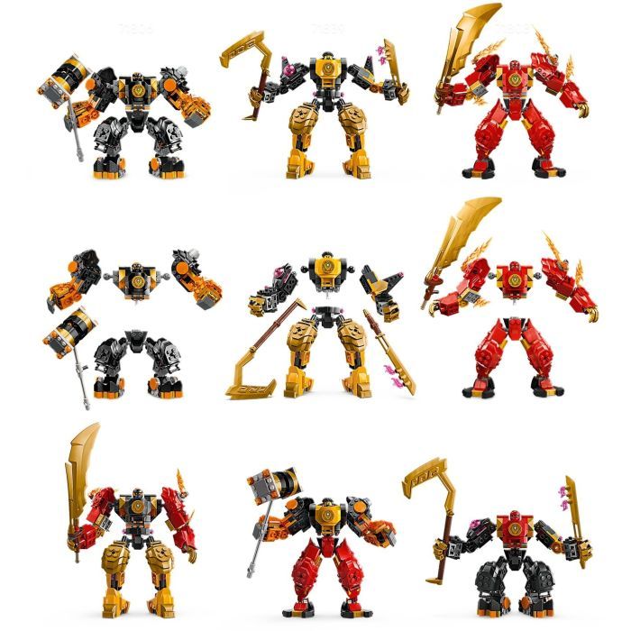 Конструктор LEGO NINJAGO Бойовий робот Арін Спін-джитсу (71839) зображення 6