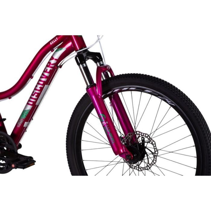 Велосипед Discovery 24" KELLY DD рама-11" ST 2025 біло-рожевий (OPS-DIS-24-363) изображение 4