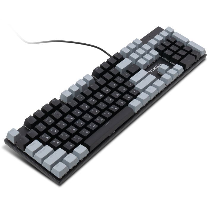 Клавиатура Vinga KBGM-090 LED Red Switch USB Grey/Black (KBGM-090R Grey/Black) изображение 3
