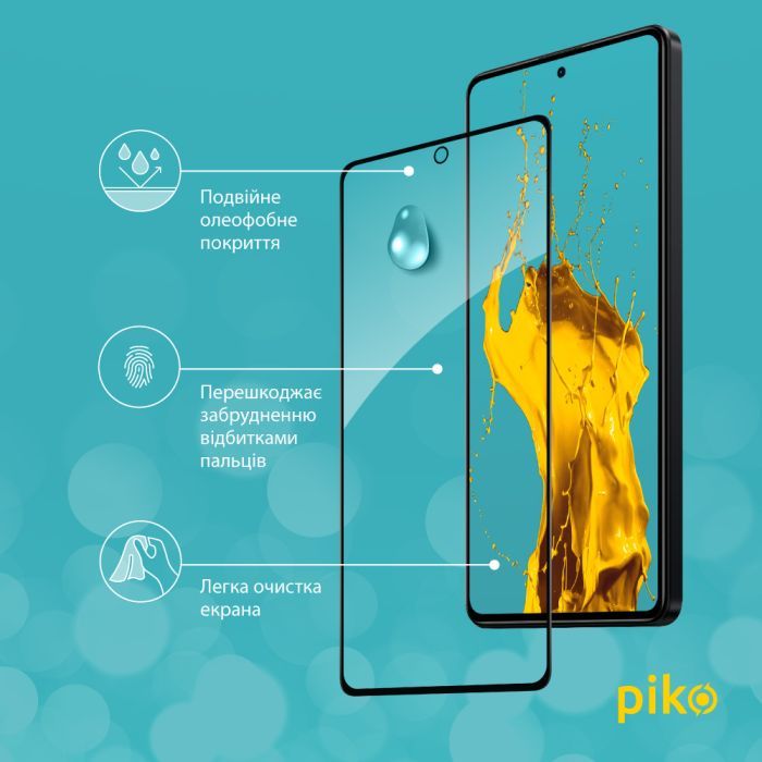 Стекло защитное Piko Full Glue Xiaomi Poco X5 Pro Black (1283126567469) изображение 4