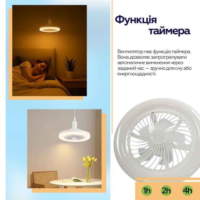 Вентилятор XoKo LED Fan Light 001 (XK-FL-001) изображение 10