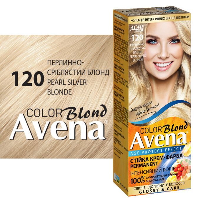 Краска для волос Acme Color Avena Blond Color Стойкая 216 - Пепельный блонд (4823115502469) изображение 3
