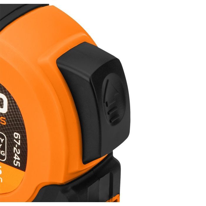 Рулетка Neo Tools Super Black, 10мx25мм, с фиксатором сматывания, магнит (67-245) изображение 9