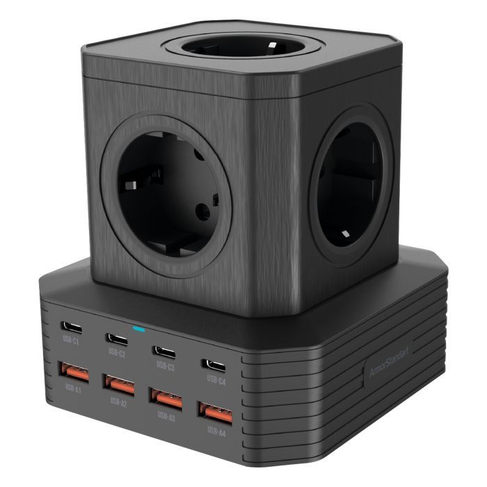 Зарядное устройство Armorstandart ARP-544 Resolute Power USB-C 100W GaN 2m Black (ARM73177)