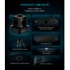 Зарядное устройство Armorstandart ARP-544 Resolute Power USB-C 100W GaN 2m Black (ARM73177) изображение 9