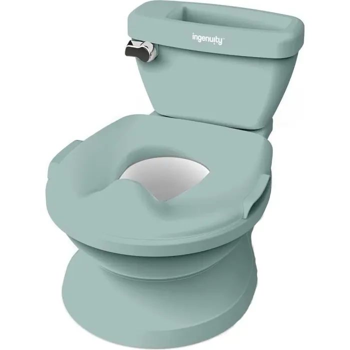 Фото - Горщик / накладка на унітаз Bright Starts Горщик Ingenuity My Size Potty Pro унітаз дитячий зелений  11124.04 (11124.04)