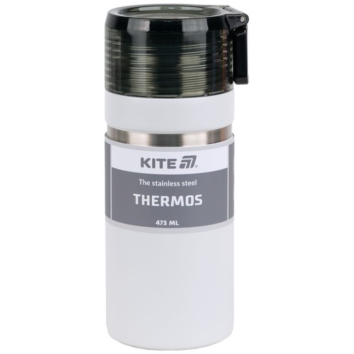 Термос Kite 473 мл білий (K25-320-1)