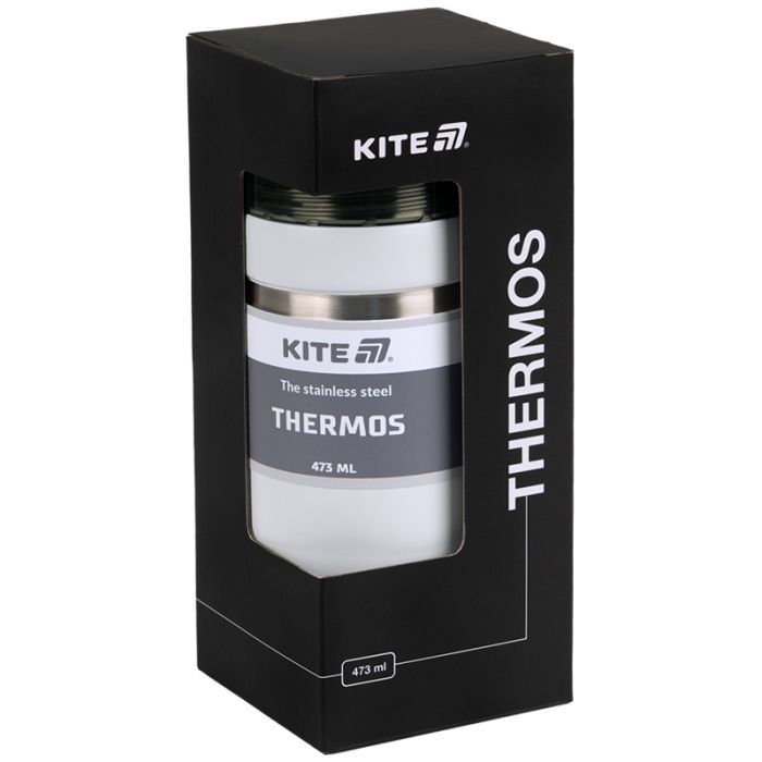 Термос Kite 473 мл білий (K25-320-1) изображение 4