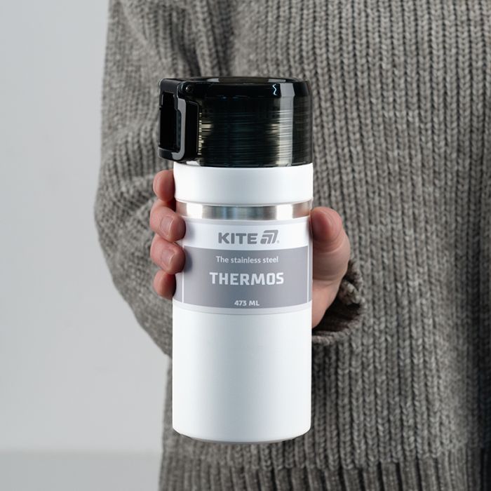 Термос Kite 473 мл білий (K25-320-1) изображение 5