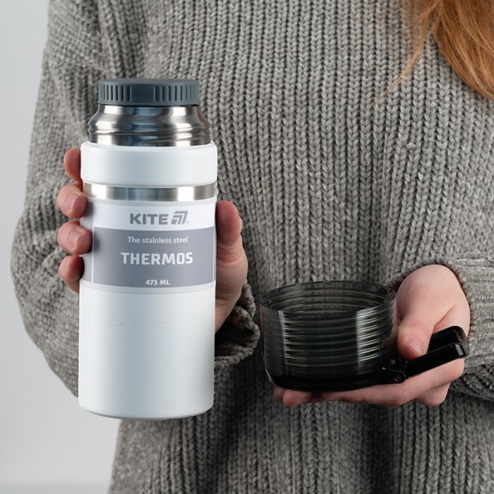 Термос Kite 473 мл білий (K25-320-1) изображение 6