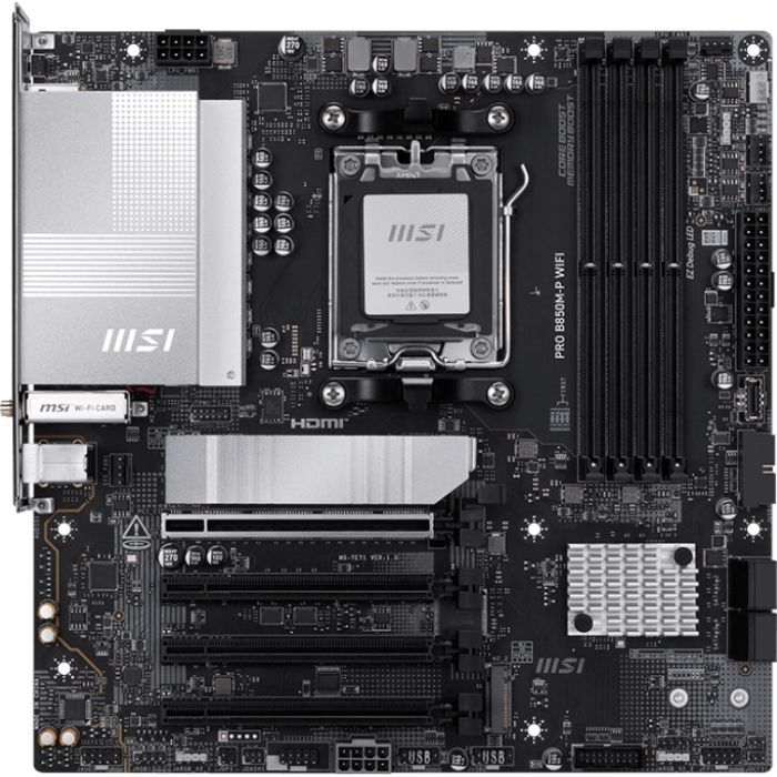 Материнська плата MSI PRO B850M-P WIFI