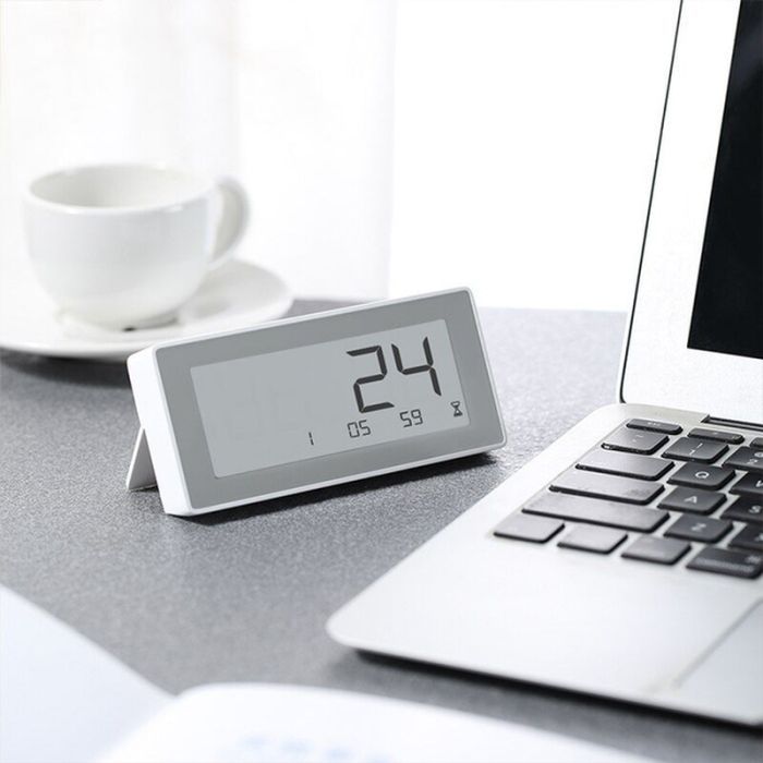 Термометр Xiaomi Miaomiaoce Smart clock temperature and humidity meter (MHO-C303) изображение 4