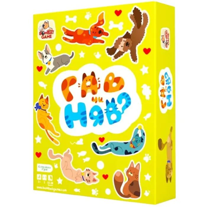 Настільна гра Bombat game Гав чи Няв (укр.) (ВР_ГЧН)