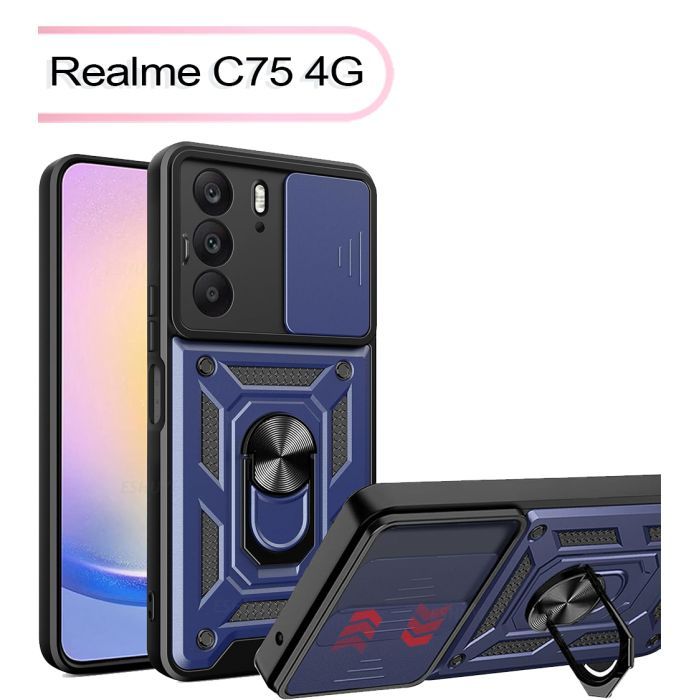Чехол для мобильного телефона BeCover Military Realme C75 4G Black (713539)