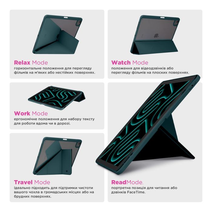 Чохол до планшета Armorstandart Y-Type PEN Xiaomi Pad 7 / 7 Pro Black (ARM85536) зображення 3