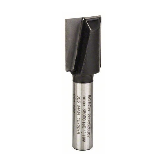 Фреза Bosch Professional пазовая с двумя лезвиями, Std, S8, D15, L20 (2.608.628.387) изображение 2