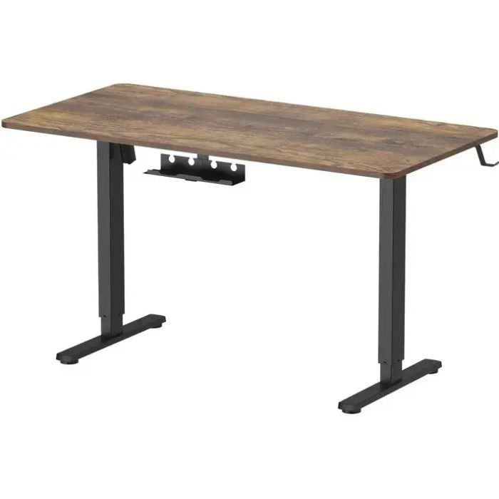 Компьютерный стол OfficePro ODE1670DW Dark Wood/Black (ODE1670DW) изображение 2