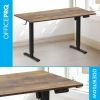 Компьютерный стол OfficePro ODE1670DW Dark Wood/Black (ODE1670DW) изображение 3