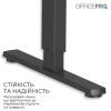 Компьютерный стол OfficePro ODE1670DW Dark Wood/Black (ODE1670DW) изображение 9
