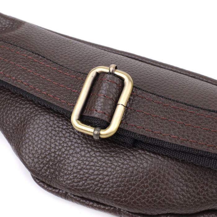 Сумка Shvigel Из натуральной кожи Коричневая (23137) изображение 5